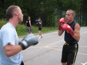 Poletni kamp boks kikboks MMA